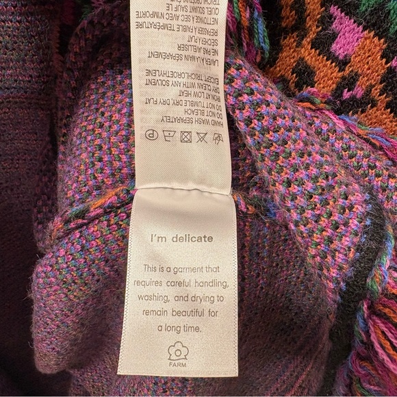 FARM Rio Ainika Tapestry Cardigan Medium Vibrant - Picture 8 of 9